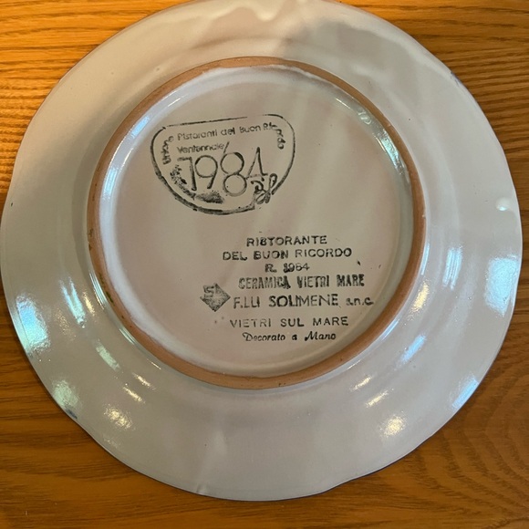 Del Buon Ricordo Italian ceramic plate - Picture 10 of 11